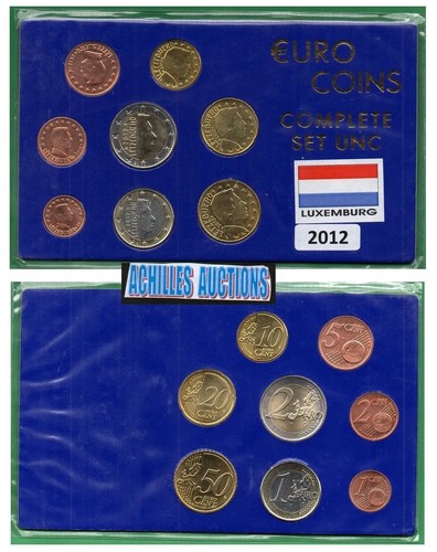 Euro coins luxembourg year - coins, of