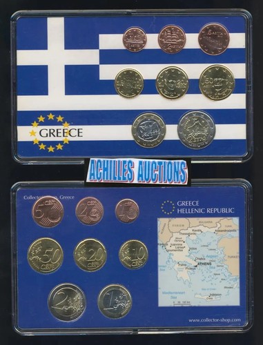 Greece greek euro coins unc - greece.,