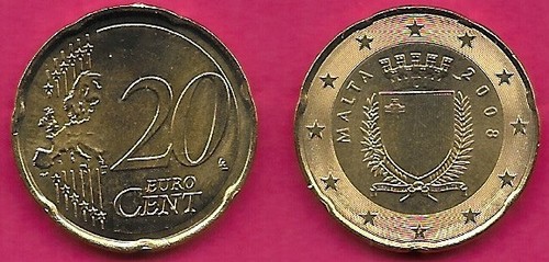 Malta euro cent - malta, 20