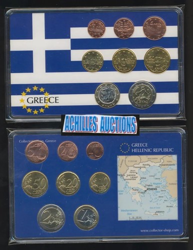 Greece greek euro - coins, unc