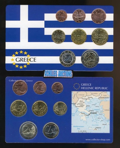 Greece euro coins - greece., of