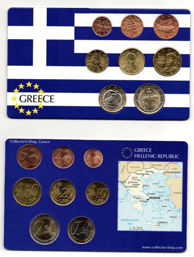 Greece greek euro coins - euro,