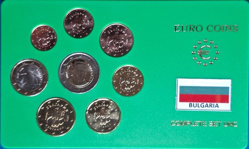 Bulgaria euro coins - euro, of
