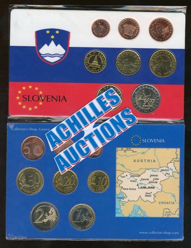 Slovenia euro coins of - slovenia.,